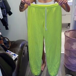 Very comfortable neon joggers